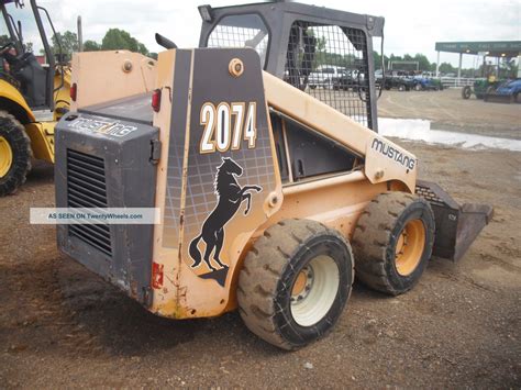 mustang 2076 skid steer specs|mustang 2074 steering controls.